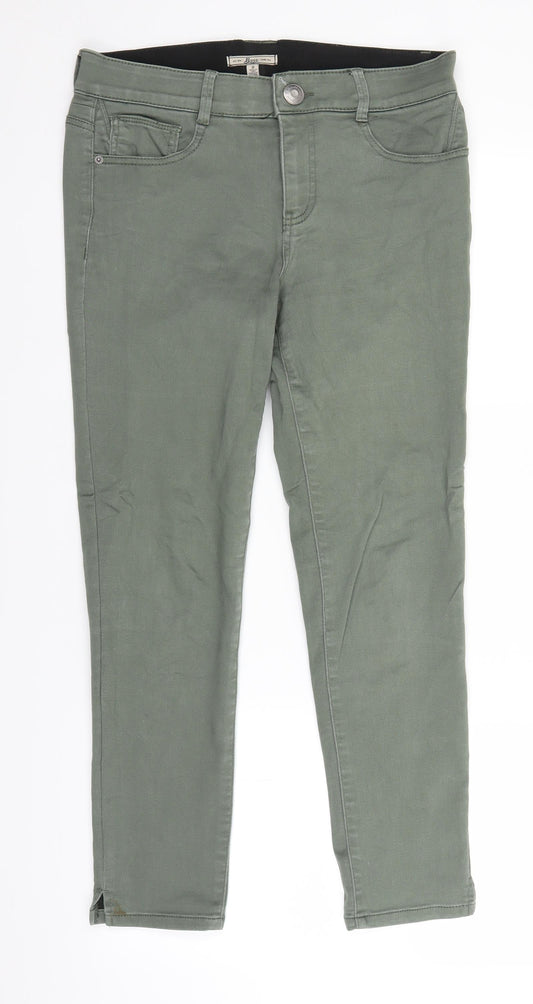 Bass Womens Green   Straight Jeans Size 8 L25 in