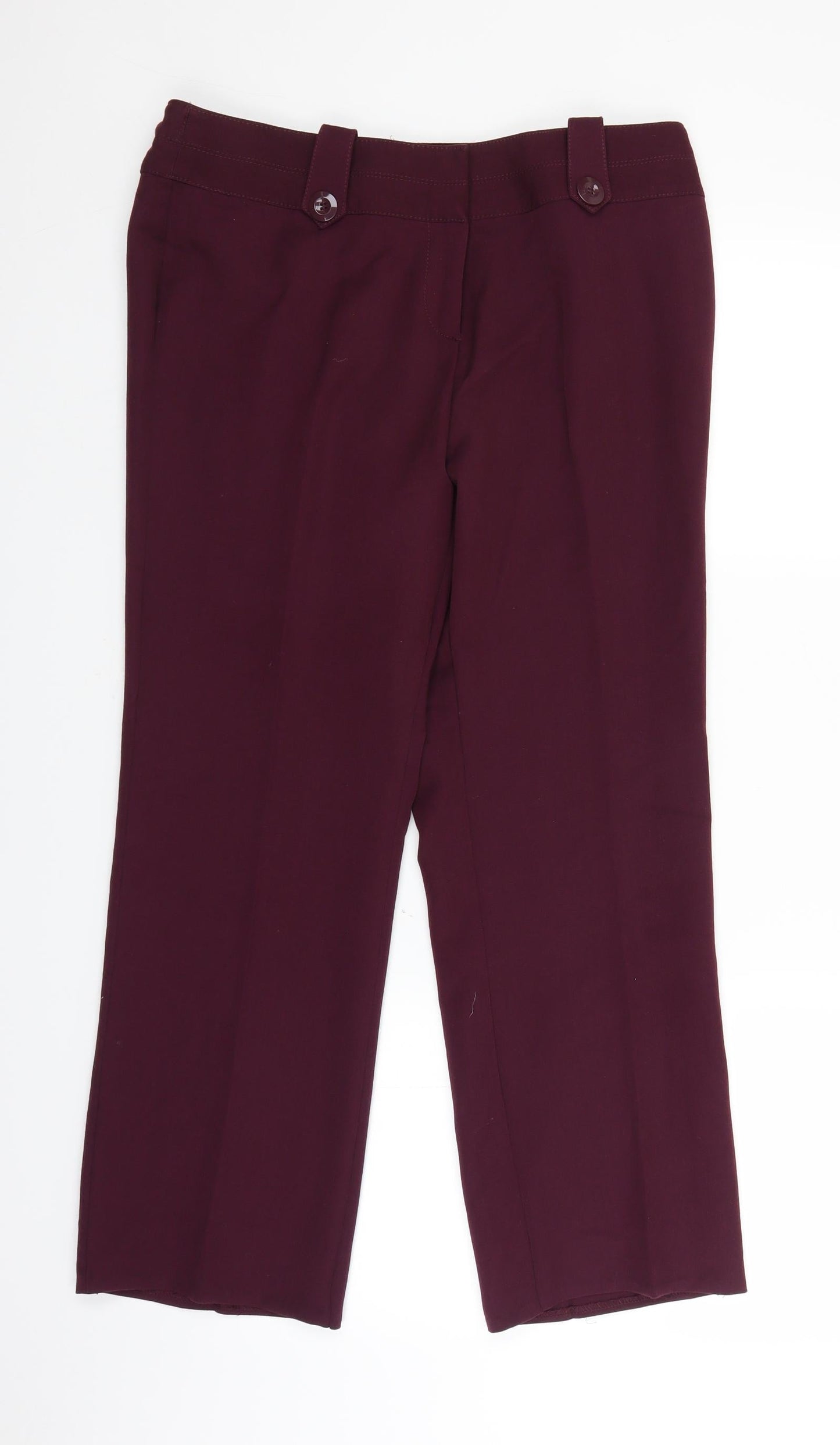 MARISOTA Womens Purple   Trousers  Size 34 in L26 in