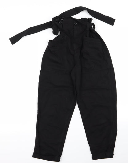 Preworn Womens Black   Trousers  Size 8 L20 in