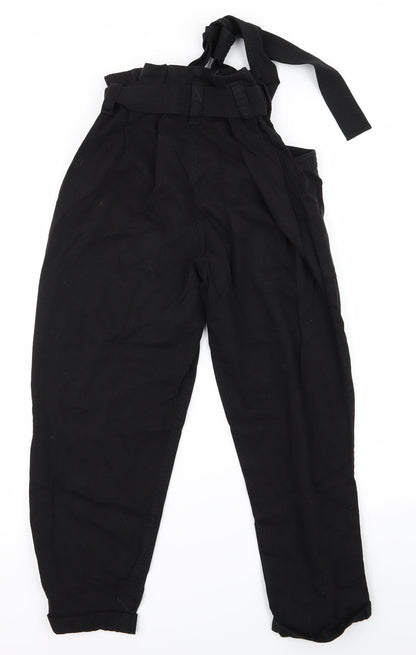 Preworn Womens Black   Trousers  Size 8 L20 in
