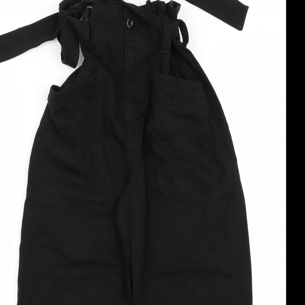 Preworn Womens Black   Trousers  Size 8 L20 in