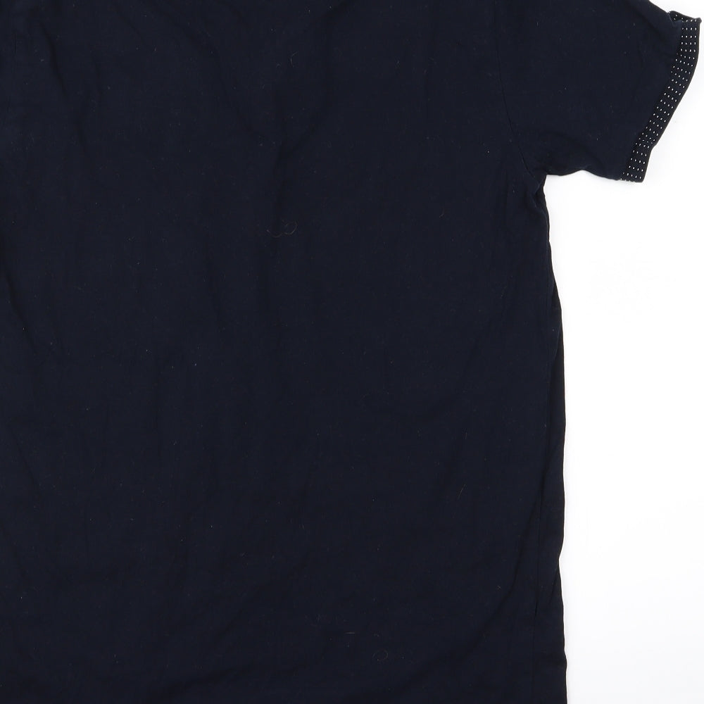 Preworn Mens Blue  Corduroy  Polo Size M