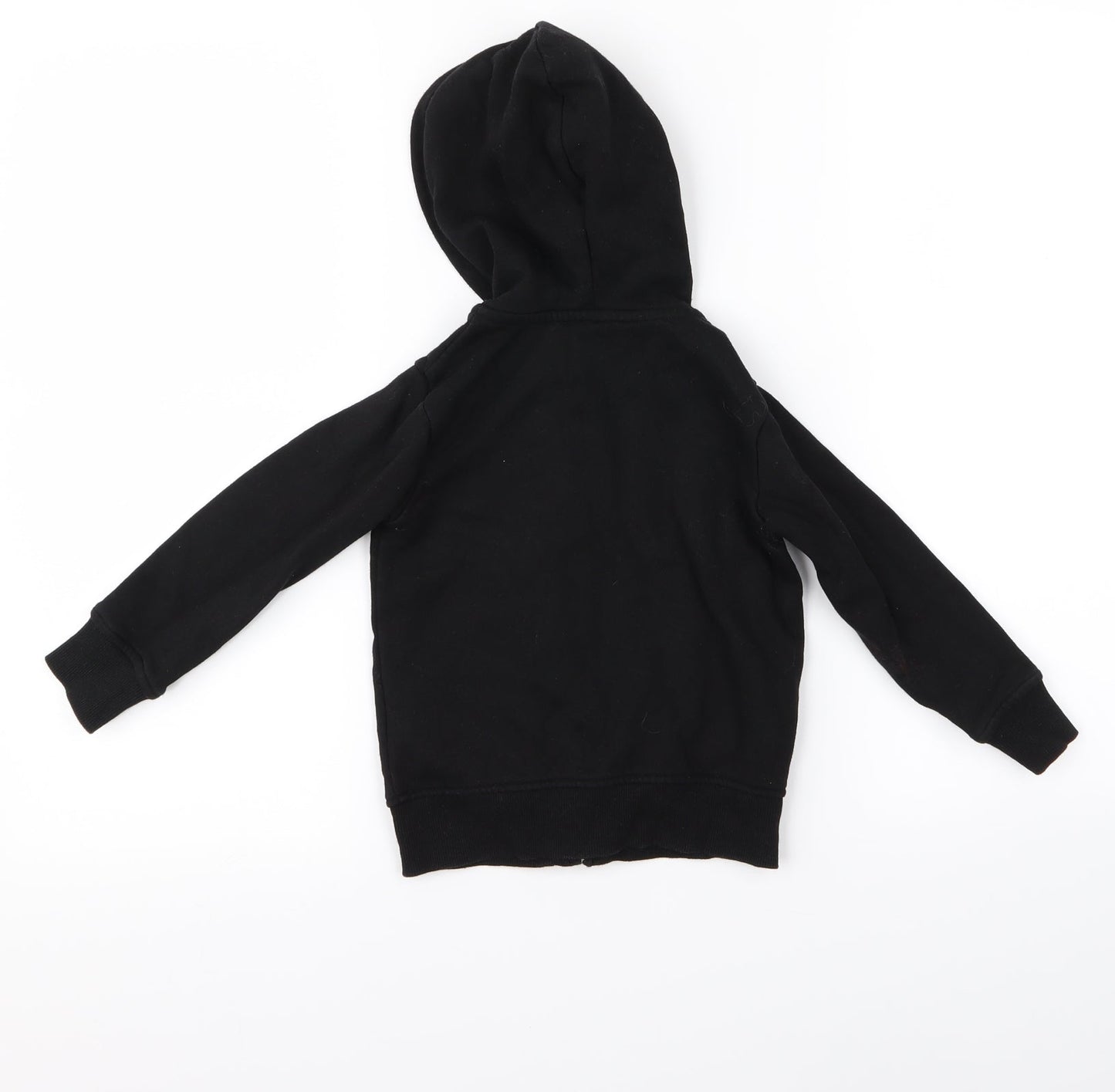 Preworn Boys Black   Full Zip Jumper Size S