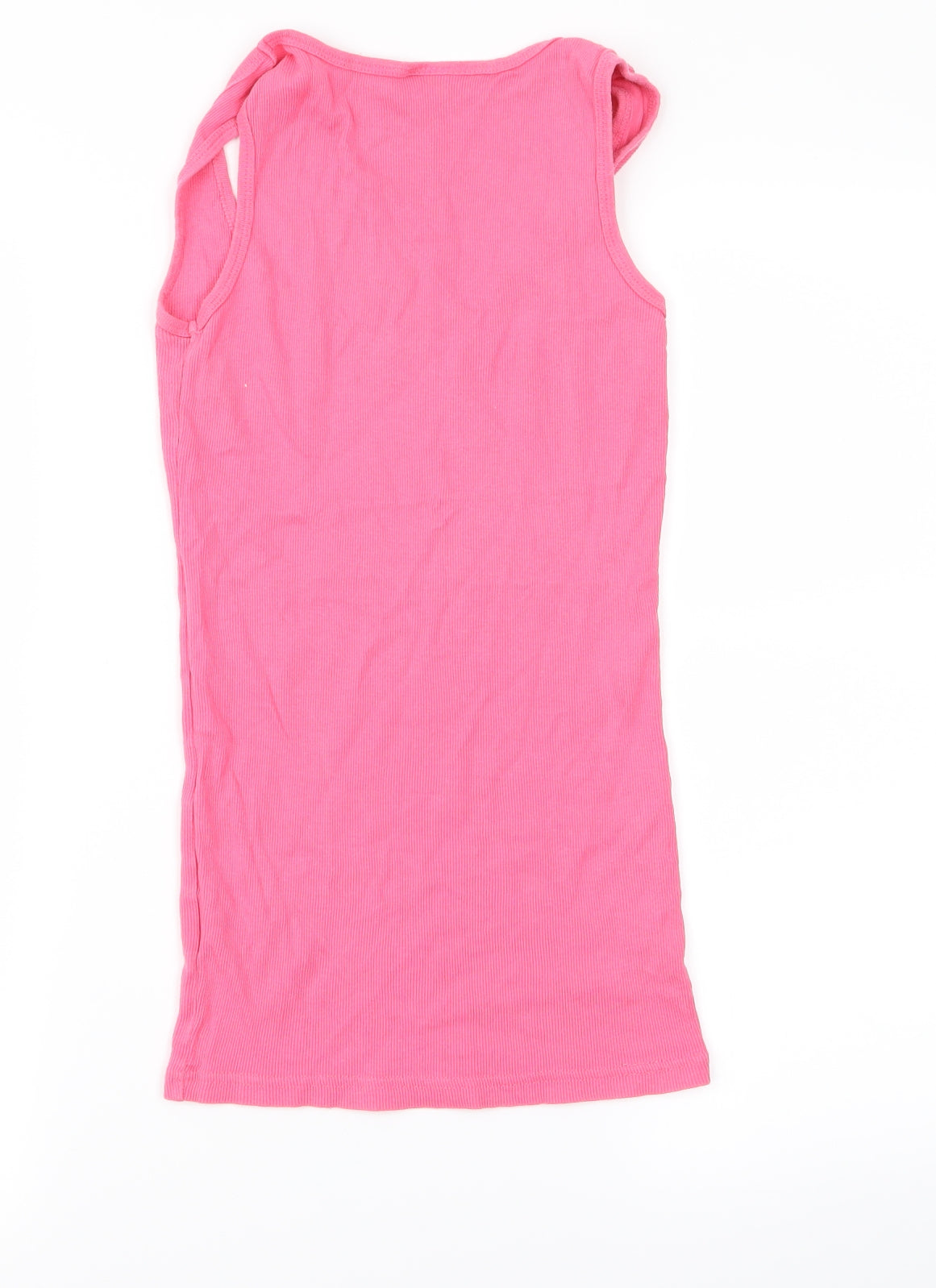 Topshop Womens Pink   Basic T-Shirt Size 8