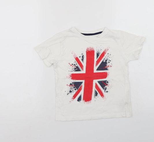 Primark Girls White   Basic Polo Size 5-6 Years