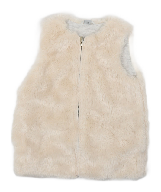 TU Girls White   Gilet Jacket