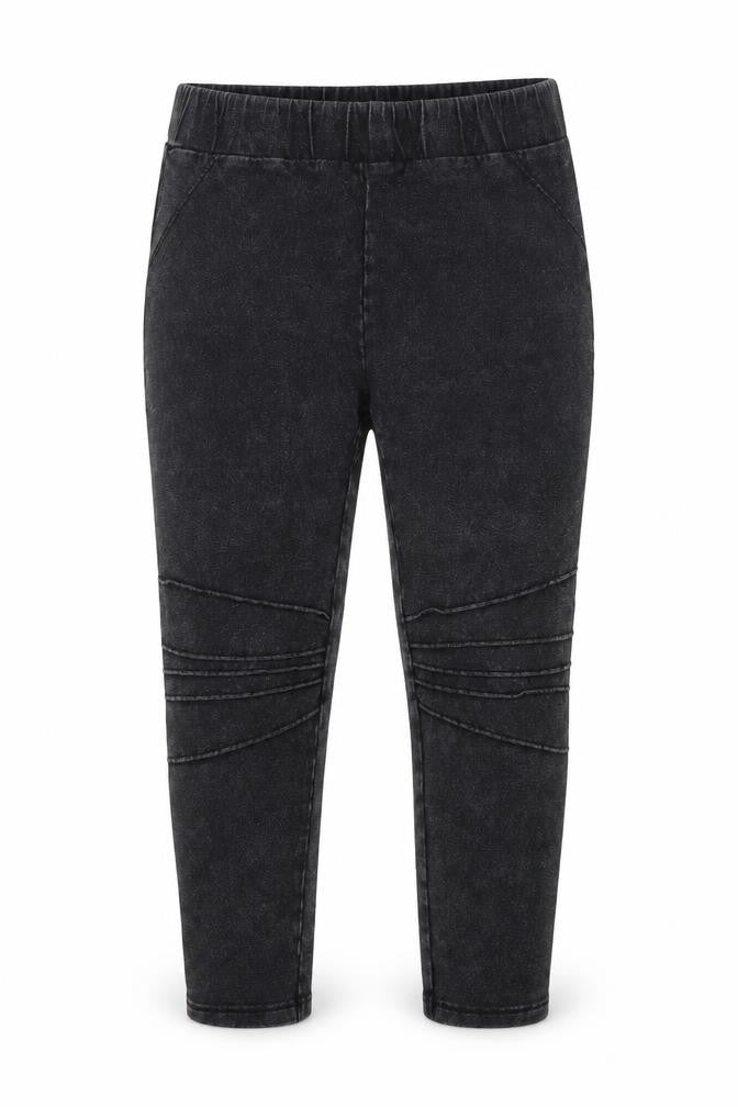 NEXT Girls Black   Jegging Trousers Size 9 Years - Elastic Waist