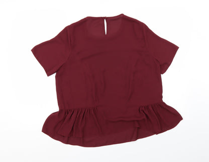 Atmosphere Womens Purple   Basic Blouse Size 14