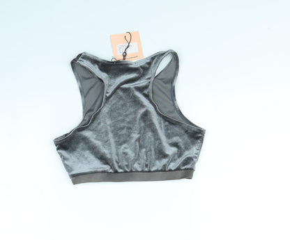 Missguided Womens Grey   Basic T-Shirt Size 10