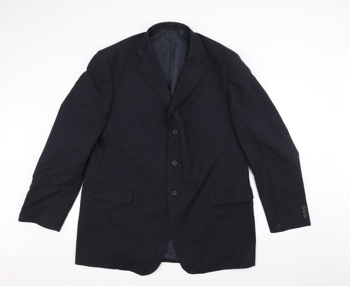 Marks and Spencer Mens Blue   Jacket Suit Jacket Size 46