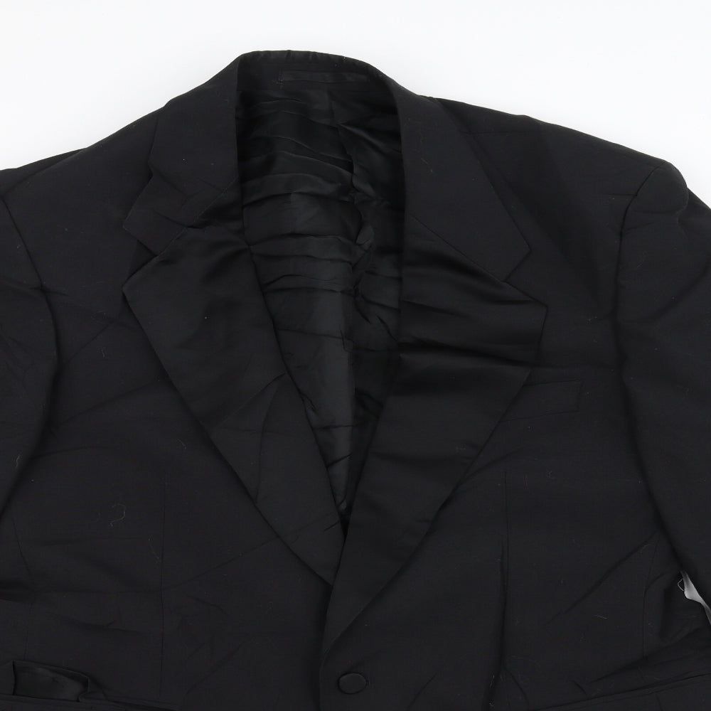 Burton Mens Black   Jacket Suit Jacket Size 42