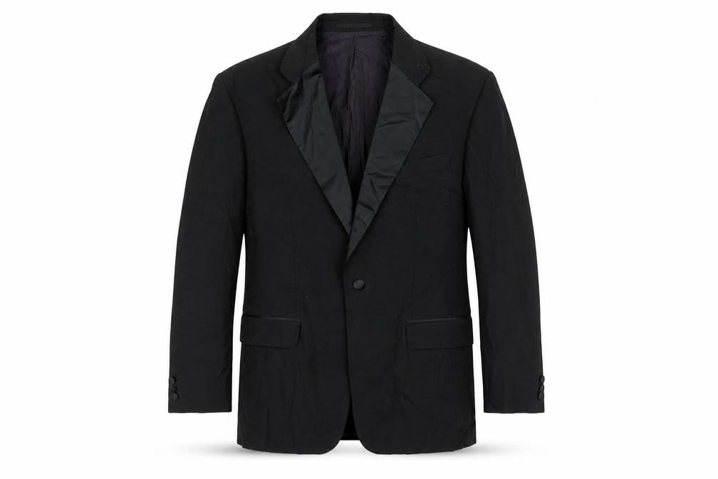Preworn Mens Black   Jacket Suit Jacket Size 40