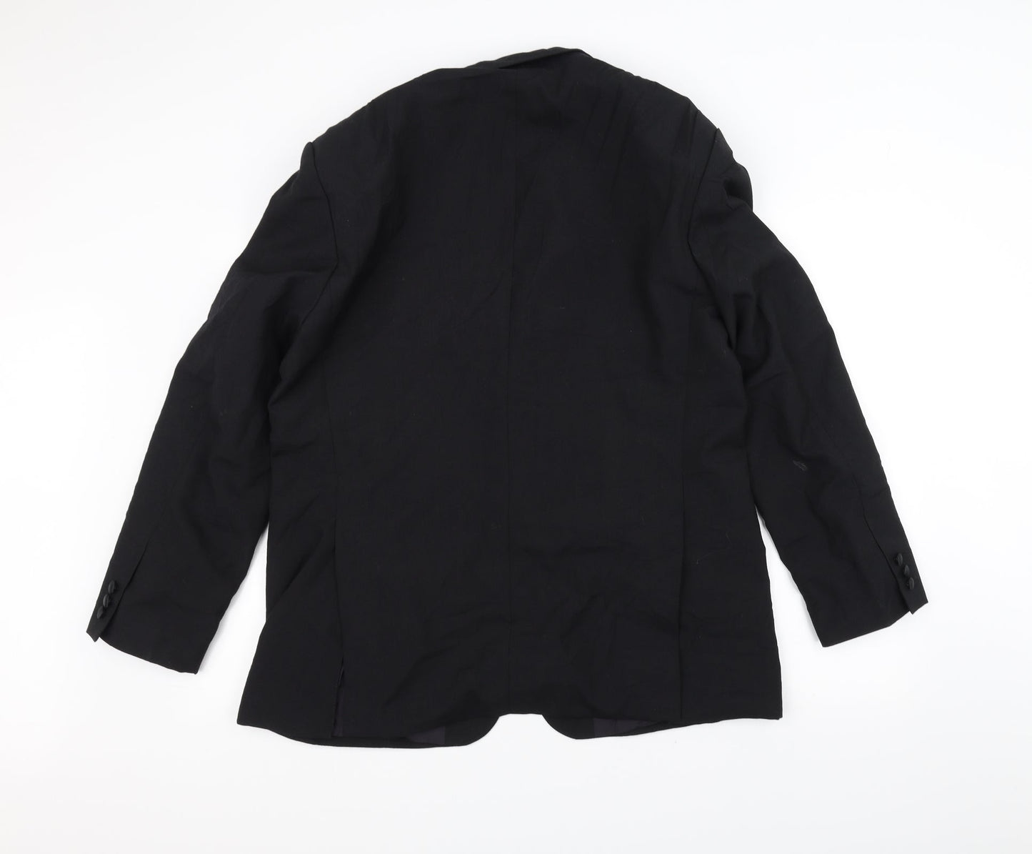Preworn Mens Black   Jacket Suit Jacket Size 40