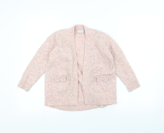 I love girls wear Girls Pink  Knit Jacket Coatigan Size 7-8 Years