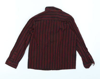 Preloved Autograph Boys Red   Basic Button-Up Size 6-7 Years - Back