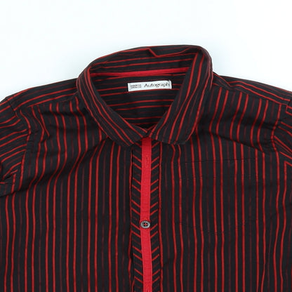 Preloved Autograph Boys Red   Basic Button-Up Size 6-7 Years - Detail