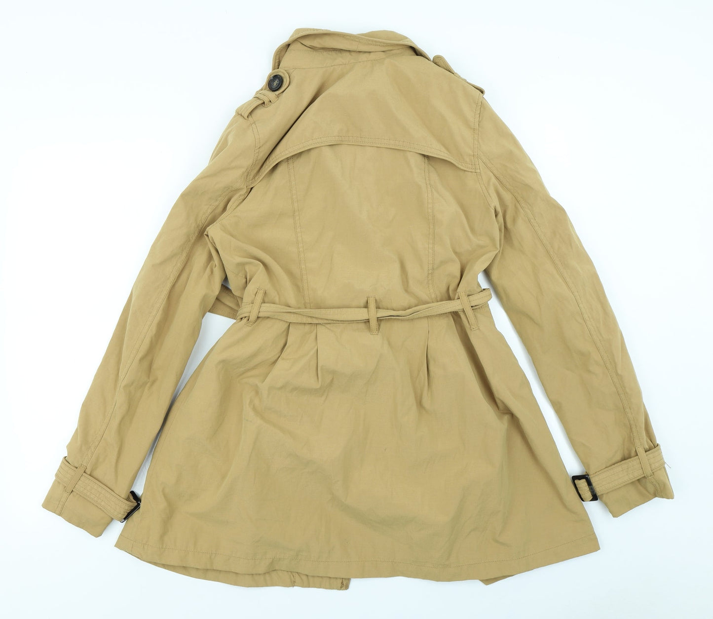 Divided Womens Brown   Overcoat Coat Size 12