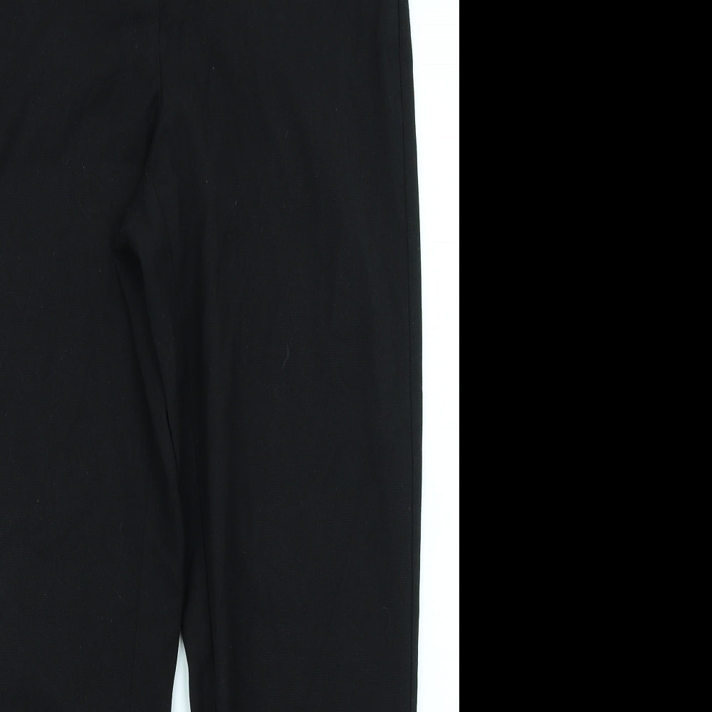 NEXT Womens Black   Trousers  Size 8 L25 in