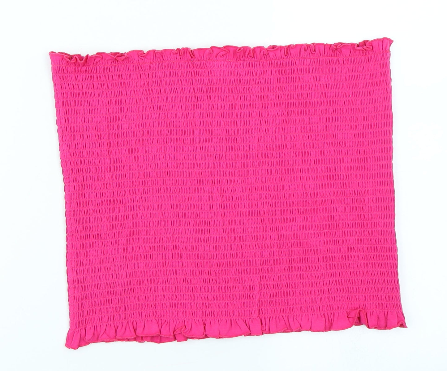 H&M Womens Pink   Cropped T-Shirt Size L  - bandeau