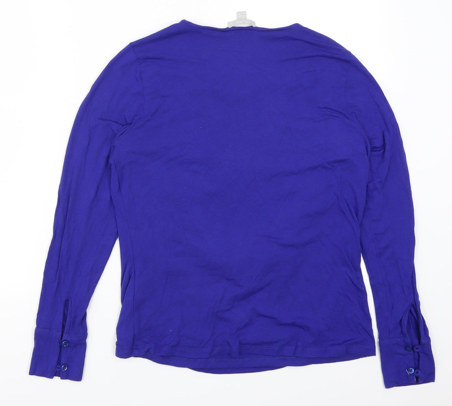 Pure Womens Blue   Basic T-Shirt Size 14  - Cowl