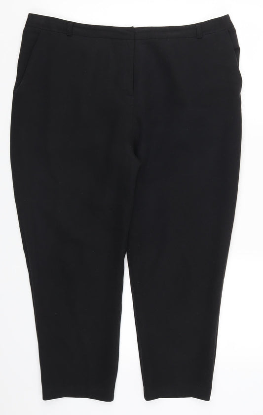 ASOS Womens Black   Trousers  Size 16 L23 in