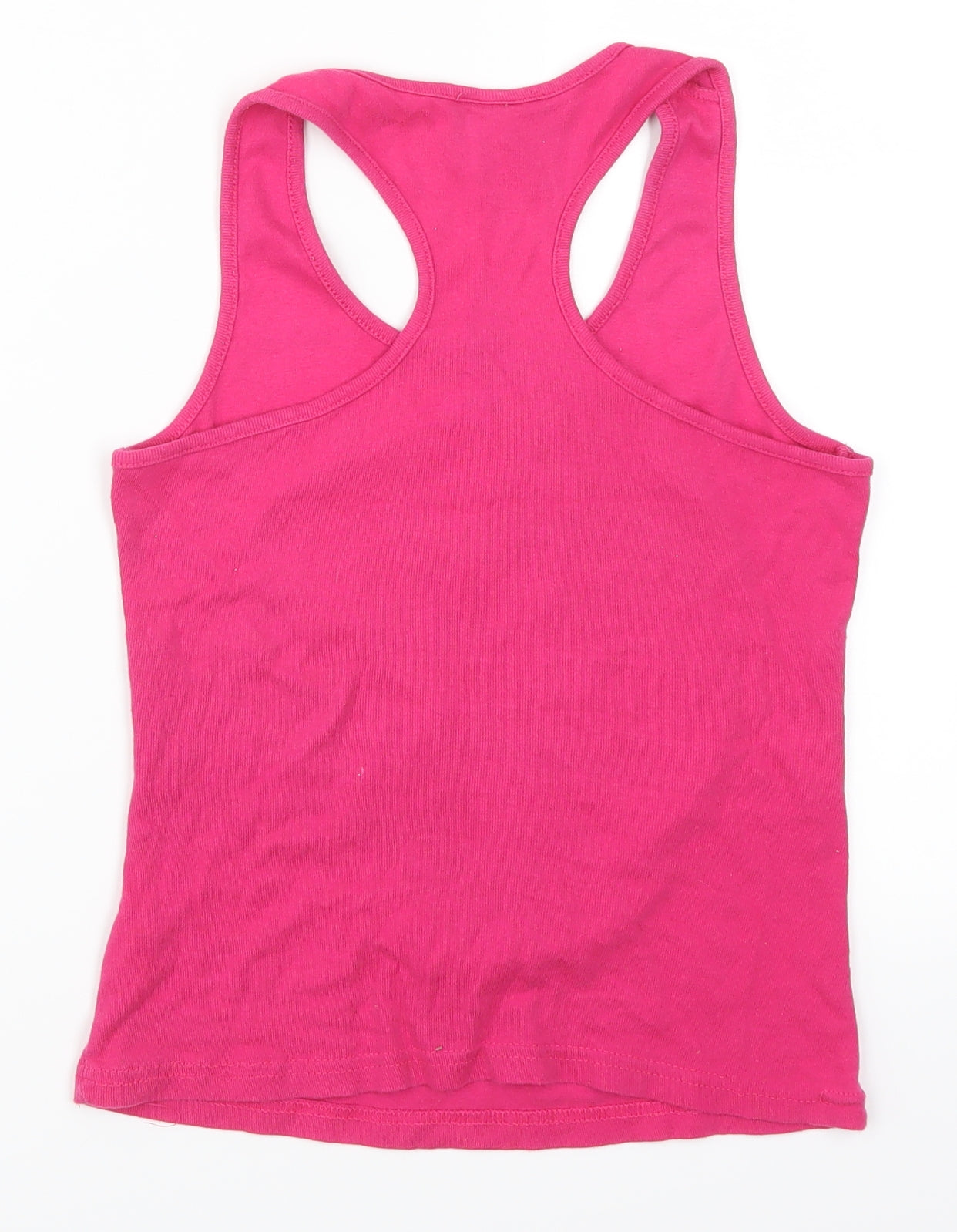 Texmania Womens Pink   Basic Tank Size S  - Monkey La Manga