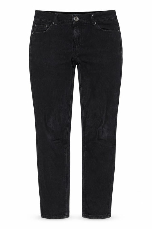 Denim & Co. Womens Black  Denim Skinny Jeans Size 12 L29 in