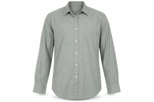 Marks & Spencer Mens Green    Button-Up Size 14.5