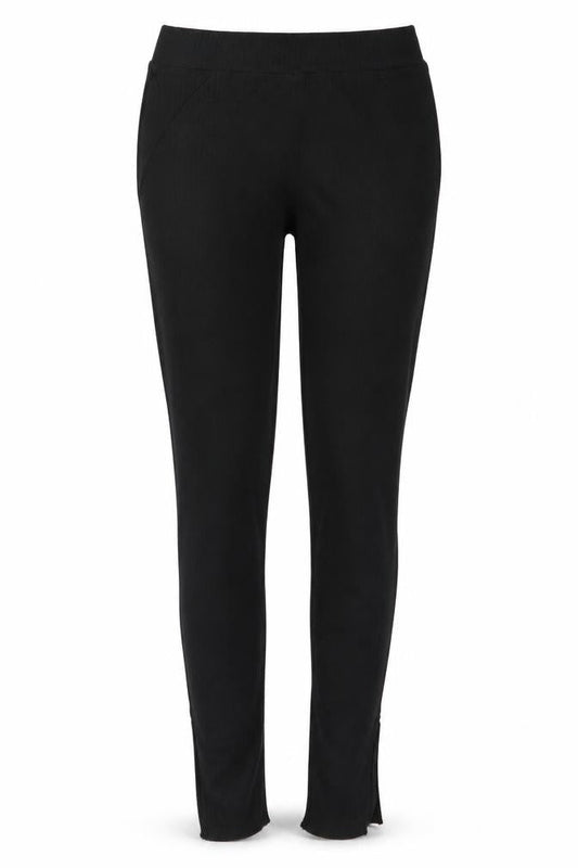 PRETTYLITTLETHING Womens Black   Cargo Leggings Size 10 L28 in - split ankle