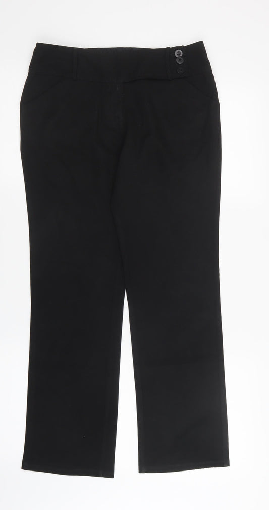 George Girls Black   Capri Trousers Size 12-13 Years