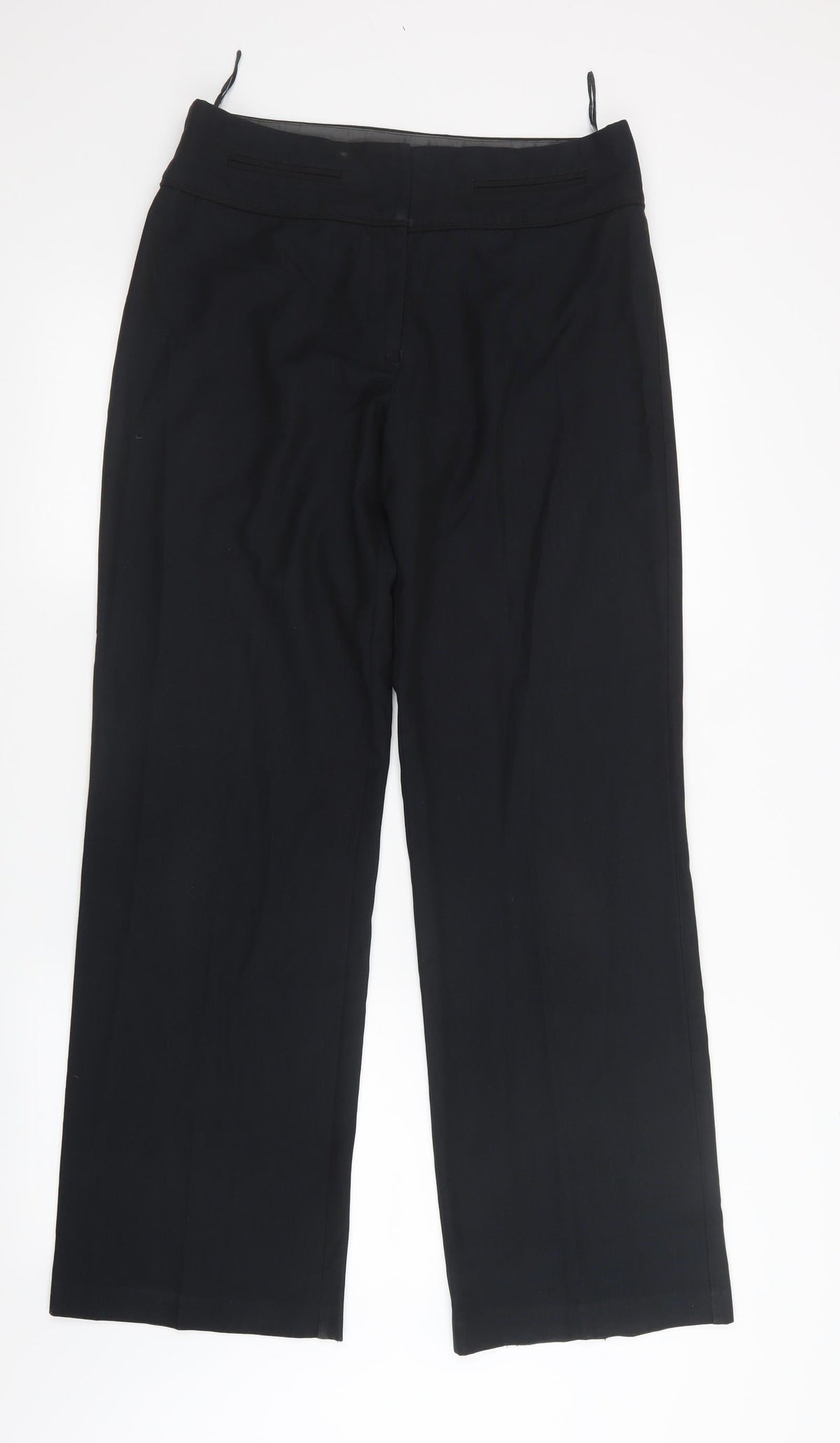 NEXT Womens Black   Trousers  Size 10 L31 in
