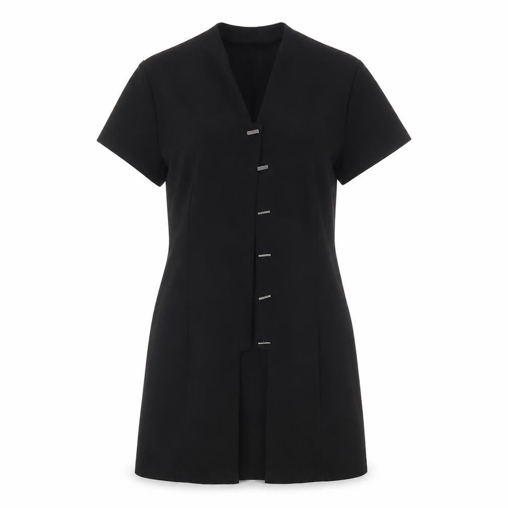 Simon Jersey Womens Black   Basic T-Shirt Size 10