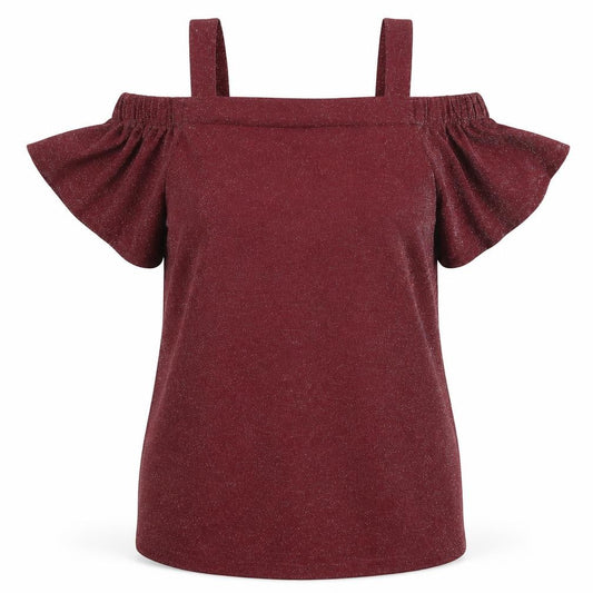 F&F Womens Red   Basic Blouse Size 12