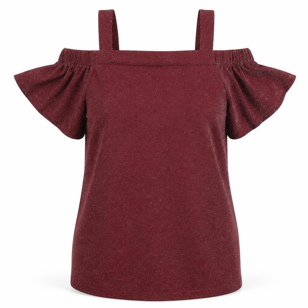 F&F Womens Red   Basic Blouse Size 12