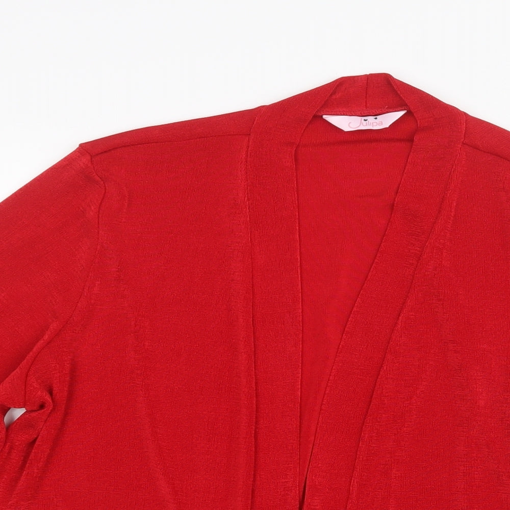 Julipa Womens Red   Jacket  Size 18