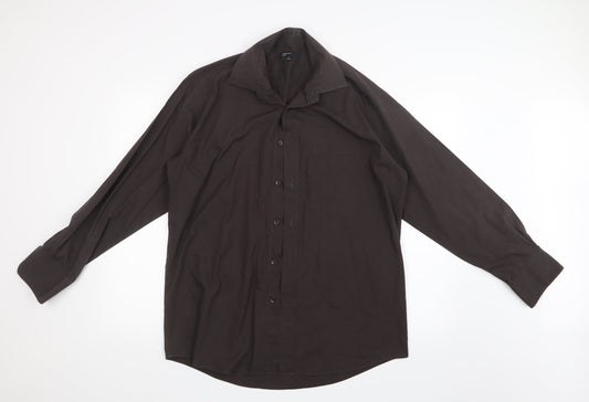 Cedar Wood State Mens Brown    Button-Up Size 16