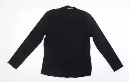 Oasis Womens Black   Basic T-Shirt Size XL