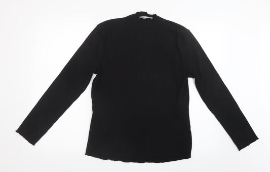 Oasis Womens Black   Basic T-Shirt Size XL
