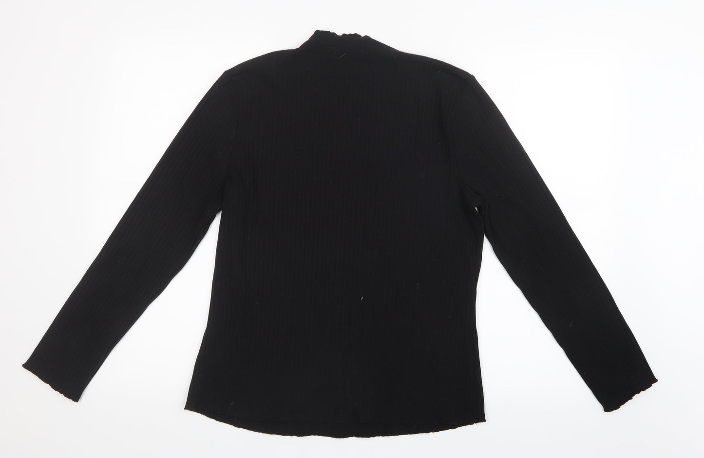 Oasis Womens Black   Basic T-Shirt Size XL