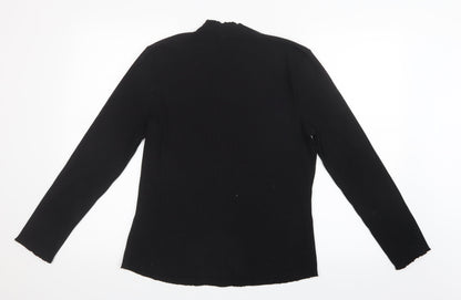 Oasis Womens Black   Basic T-Shirt Size XL