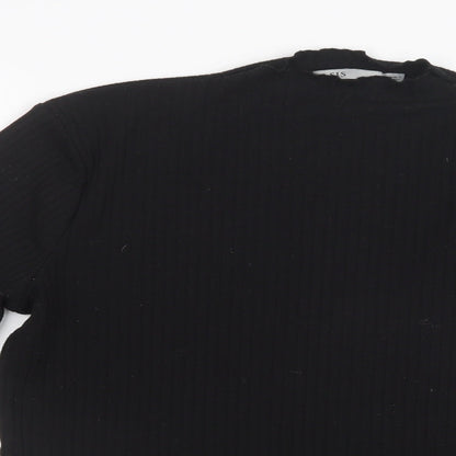Oasis Womens Black   Basic T-Shirt Size XL