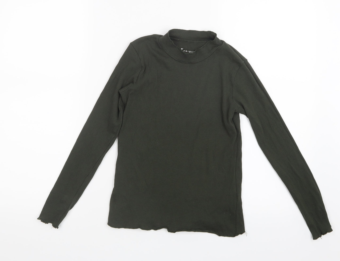 Primark Girls Green   Basic T-Shirt Size 9-10 Years