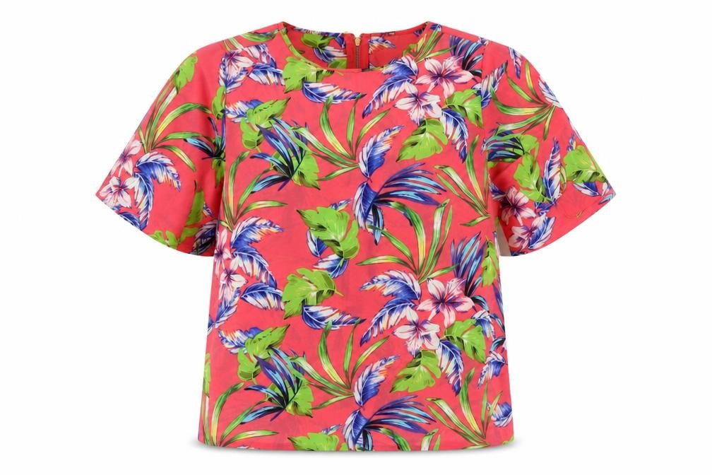 Primark Womens Pink Floral  Basic Blouse Size 12