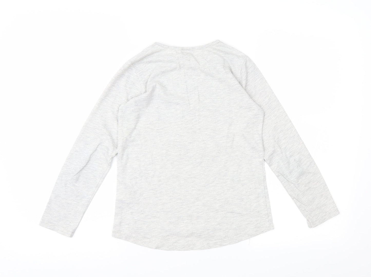 LC Walkiki Girls Grey   Basic T-Shirt Size 9-10 Years