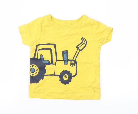 NEXT Baby Yellow   Basic T-Shirt Size 3-6 Months