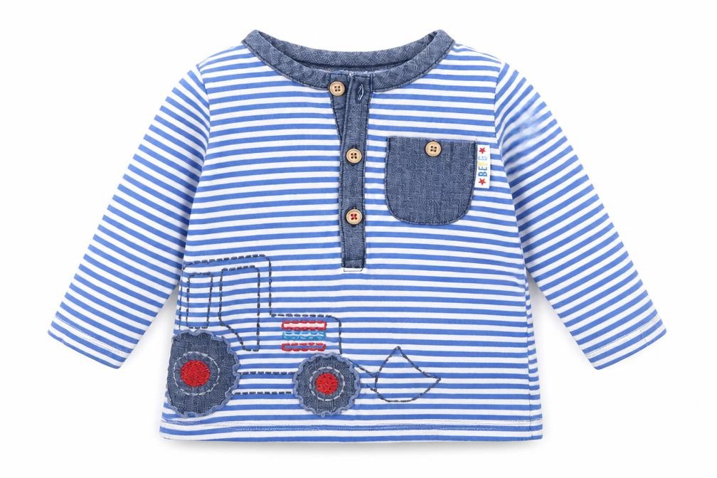 George Baby Blue Striped  Basic T-Shirt Size 3-6 Months