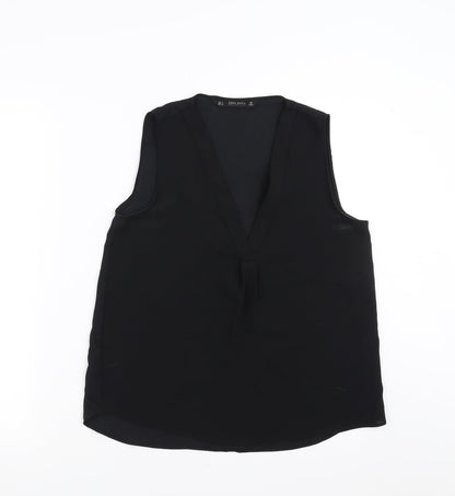 Zara Womens Black   Basic Blouse Size S