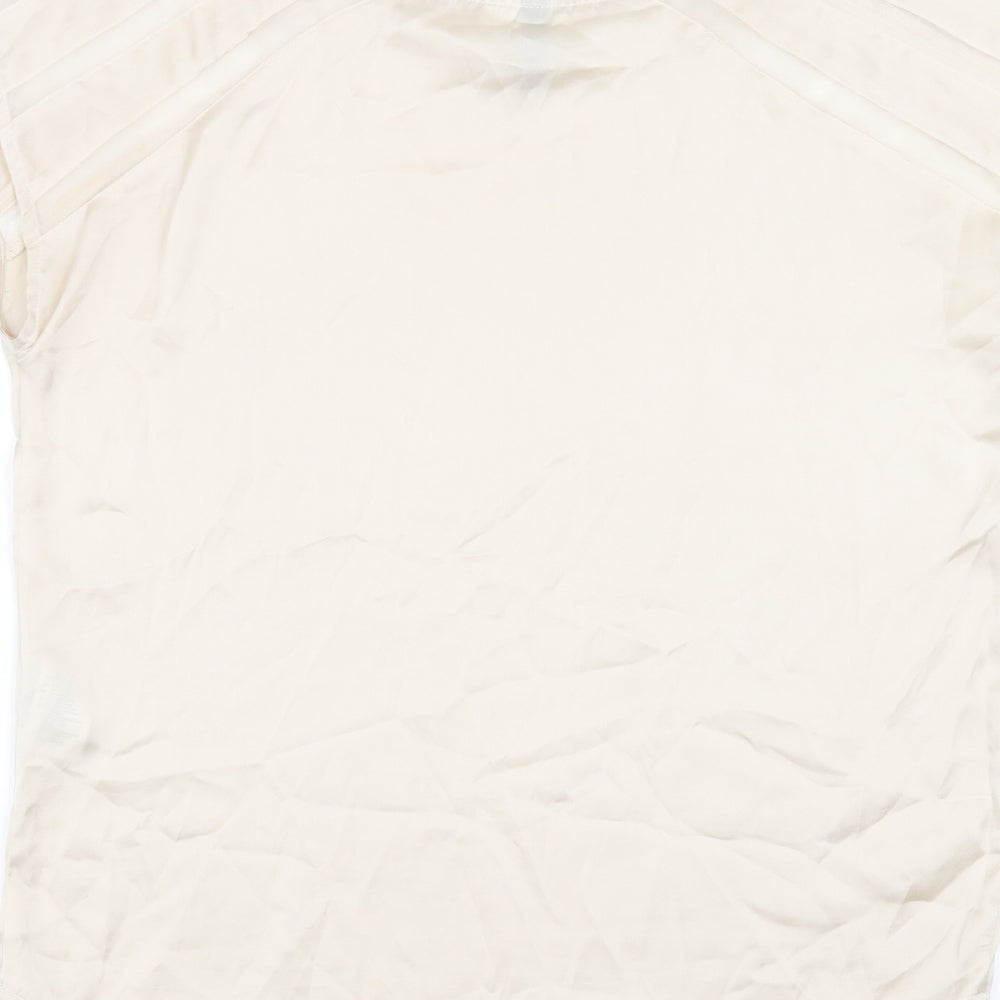 Divided by H&M Womens Beige   Basic Blouse Size 10