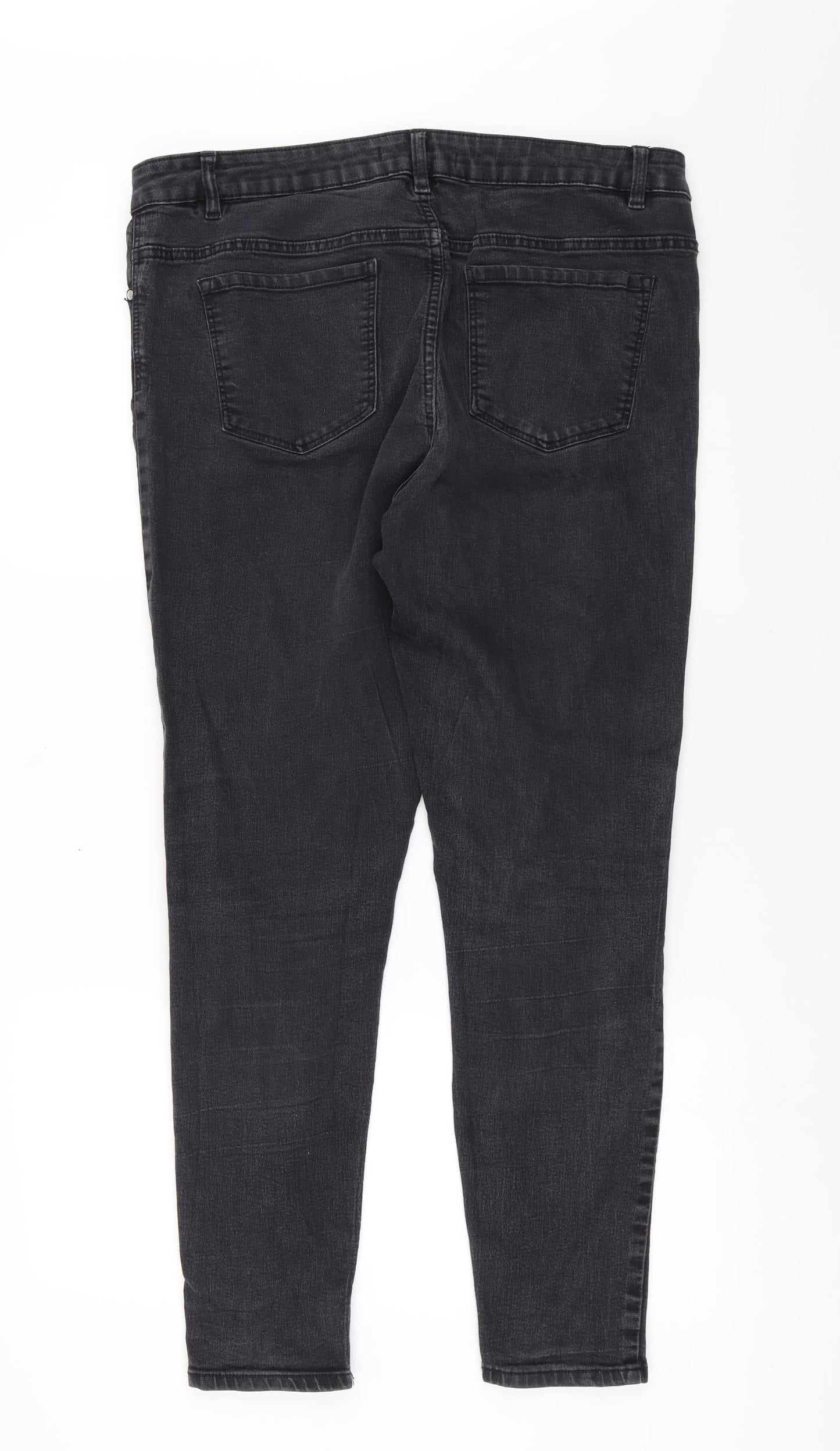 George Womens Grey  Denim Skinny Jeans Size 36 in L28 in