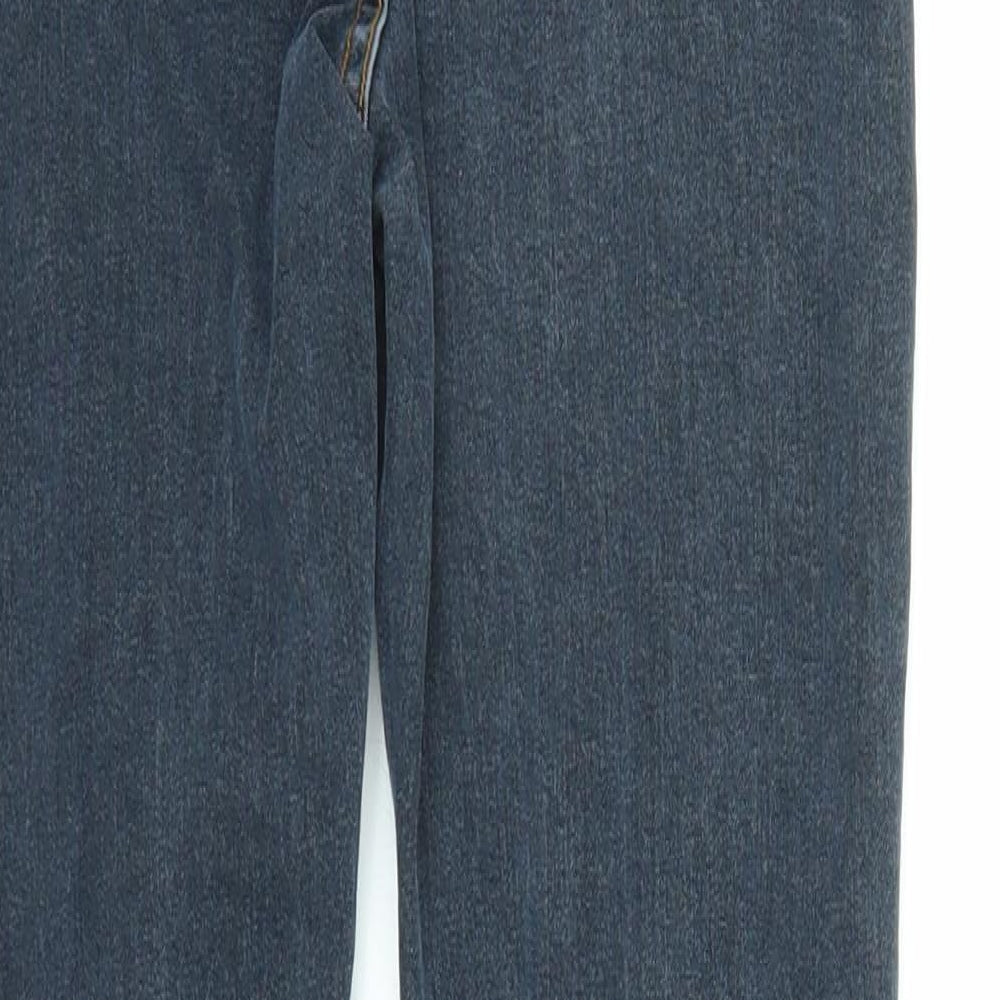 PRETTYLITTLETHING Womens Blue  Denim Skinny Jeans Size 10 L28 in